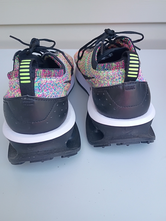 Nike Air Max Flyknit racer multi color rainbow mens size 10 main image 10